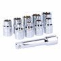 Koma Tools Kit carraca 12V con accesorios, batería y cargador