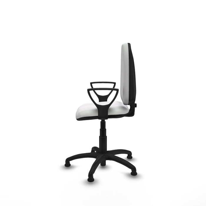 PIQUERAS Y CRESPO Silla de oficina Aýna en color Blanco con brazos fijos