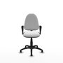 PIQUERAS Y CRESPO Silla de oficina Aýna en color Blanco con brazos fijos