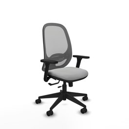 PIQUERAS Y CRESPO Silla de oficina Cilanco Gris con mecanismo Sincro/Traslack