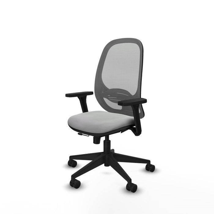 PIQUERAS Y CRESPO Silla de oficina Cilanco Gris con mecanismo Sincro/Traslack