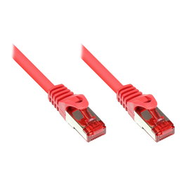 GoodConnections Cable de parcheo Cat.6 S/FTP rojo 0,15m