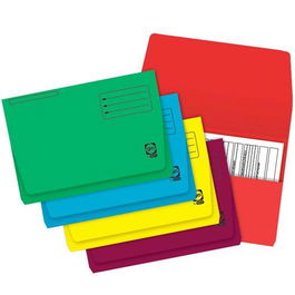 Gio Subcarpeta Pocket con Bolsa y Solapa Folio Cartulina 320 gr C-Intensos Surtidos (Set de 10) (Set de 10)
