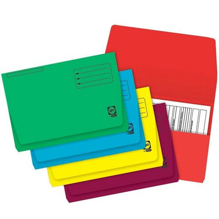 Gio Subcarpeta Pocket con Bolsa y Solapa Folio de Cartulina 320g (Set de 10) Gio Subcarpeta Pocket con Bolsa y Solapa Folio de Cartulina 320g (Set de 10)