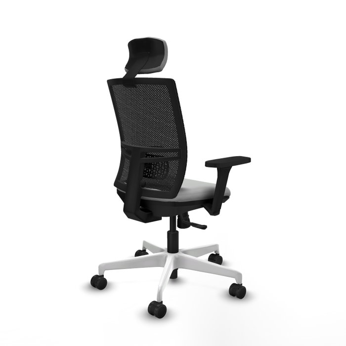 PIQUERAS Y CRESPO Silla de oficina Yunquera con mecanismo Sincro, Gris claro y Negro PIQUERAS Y CRESPO Silla de oficina Yunquera con mecanismo Sincro, Gris claro y Negro