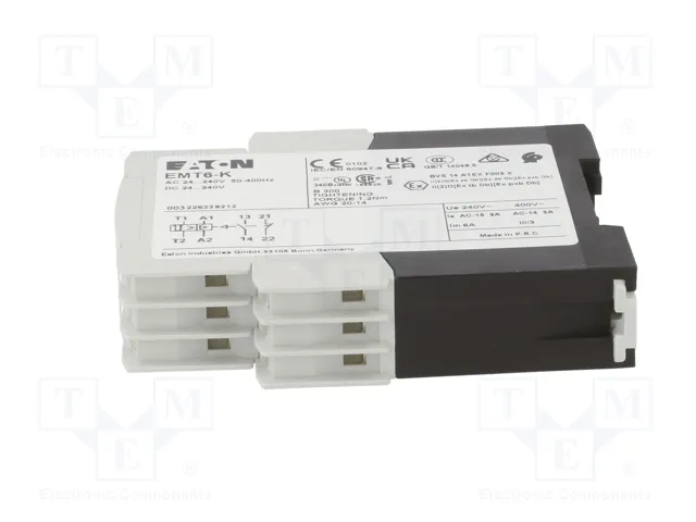 EATON ELECTRIC EMT6-K Relé de monitorización de temperatura EATON ELECTRIC EMT6-K Relé de monitorización de temperatura