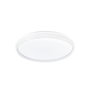 Cristalrecord Plafón LED Circular Charly 72W 3CCT Dimable 7290Lm con Mando - Blanco, Ø50 x 7cm, Temperatura Ajustable 3000K/4000K/6000K