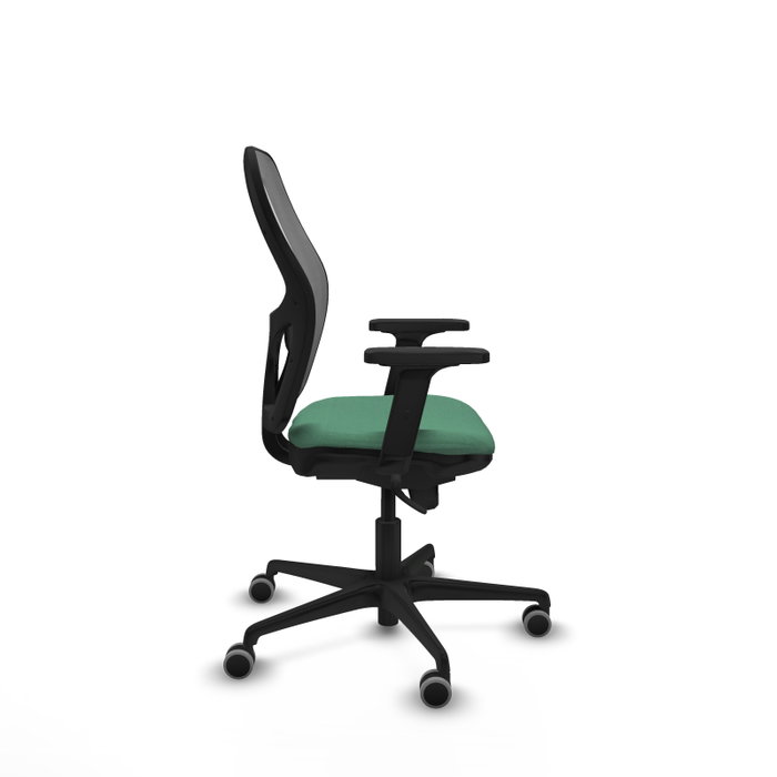 PIQUERAS Y CRESPO Silla de oficina Jorquera Verde Esmeralda y Gris