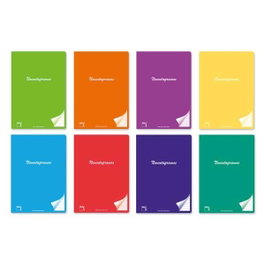 Pacsa Libreta Grapada 48 Hojas 90g Cuadrícula 4x4 Folio Colores Surtidos