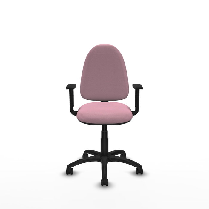 PIQUERAS Y CRESPO Silla de oficina Aýna Rosa con mecanismo de doble maneta