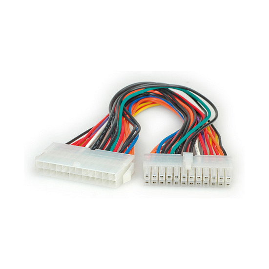 ROLINE Cable de extensión de alimentación ATX 2.0 de 24 pines, 0.3 m (0,3 mm²)