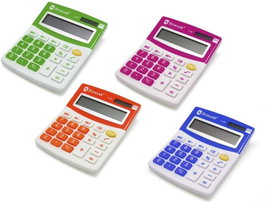 POESSA Bismark C-52 Calculadora de 8 Dígitos Colores Surtidos