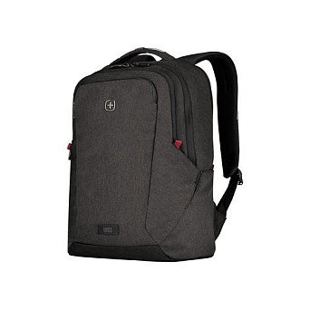 Wenger SwissGear MX Professional Mochila Portátil 16 Pulgadas (40.6 cm) con Compartimento para Tableta, Poliéster Gris, 21 Litros