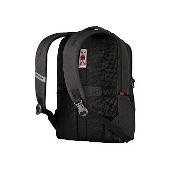 Wenger SwissGear MX Professional Mochila Portátil 16 Pulgadas (40.6 cm) con Compartimento para Tableta, Poliéster Gris, 21 Litros
