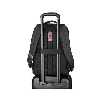 Wenger SwissGear MX Professional Mochila Portátil 16 Pulgadas (40.6 cm) con Compartimento para Tableta, Poliéster Gris, 21 Litros