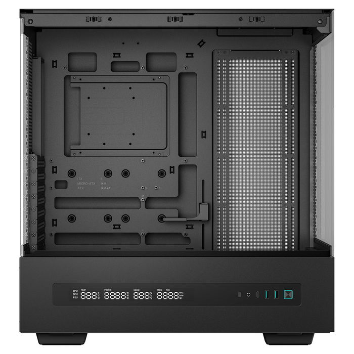 DeepCool Midi CH690 DIGITAL Torre PC Negro ATX micro ATX Mini-ITX ABS SPCC Vidrio Templado Juego