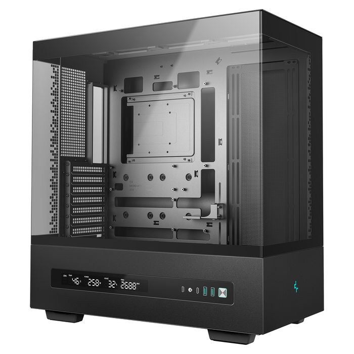 DeepCool Midi CH690 DIGITAL Torre PC Negro ATX micro ATX Mini-ITX ABS SPCC Vidrio Templado Juego