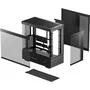 DeepCool CH690 DIGITAL - Torre PC Gaming ATX con Ventana de Cristal Templado, Panel LCD, Negro, Compatible con Micro-ATX y Mini-ITX