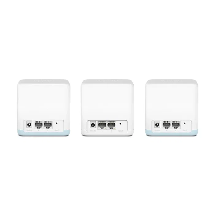 Mercusys Halo H32G Sistema WiFi Mesh 3 Unidades, AC1200 Doble Banda (2.4GHz/5GHz), Wi-Fi 5, Cobertura Hasta 320m², Blanco, Hasta 100 Dispositivos Mercusys Halo H32G Sistema WiFi Mesh 3 Unidades, AC1200 Doble Banda (2.4GHz/5GHz), Wi-Fi 5, Cobertura Hasta 320m², Blanco, Hasta 100 Dispositivos