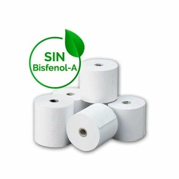 Generico Rollo de papel térmico 57x50mm 10 unidades BPA free Generico Rollo de papel térmico 57x50mm 10 unidades BPA free