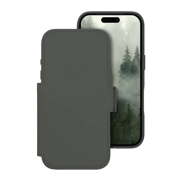 Dbramante1928 Lynge MS ICON Folio Verde Compatible con MagSafe Resistente a Rayones para Apple iPhone 17 Pro