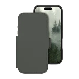 Dbramante1928 Lynge MS ICON Folio Verde Compatible con MagSafe Resistente a Rayones para Apple iPhone 17 Pro