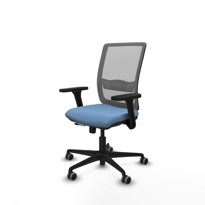 PIQUERAS Y CRESPO Silla de oficina Haches Azul cielo y Gris PIQUERAS Y CRESPO Silla de oficina Haches Azul cielo y Gris