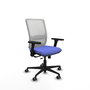 PIQUERAS Y CRESPO Silla de oficina Haches Azul claro y Blanco
