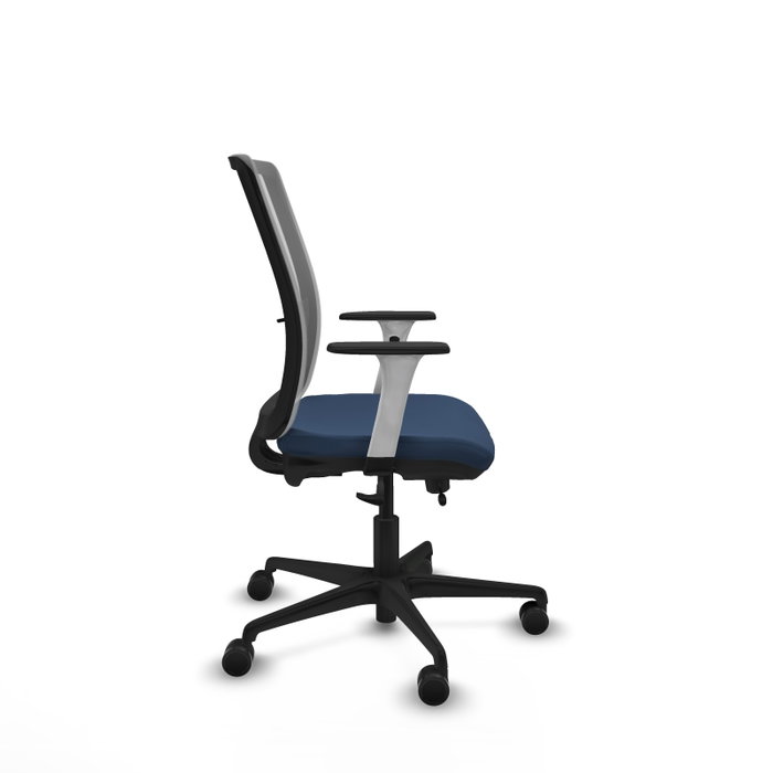 PIQUERAS Y CRESPO Silla de oficina Haches Azul marino y Gris PIQUERAS Y CRESPO Silla de oficina Haches Azul marino y Gris