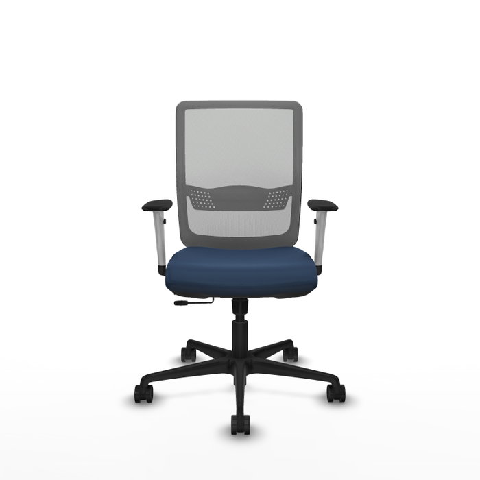 PIQUERAS Y CRESPO Silla de oficina Haches Azul marino y Gris PIQUERAS Y CRESPO Silla de oficina Haches Azul marino y Gris