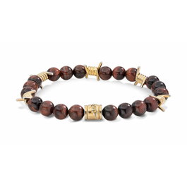 Police PEJGB2112334 Pulsera de Resina Marrón para Hombre