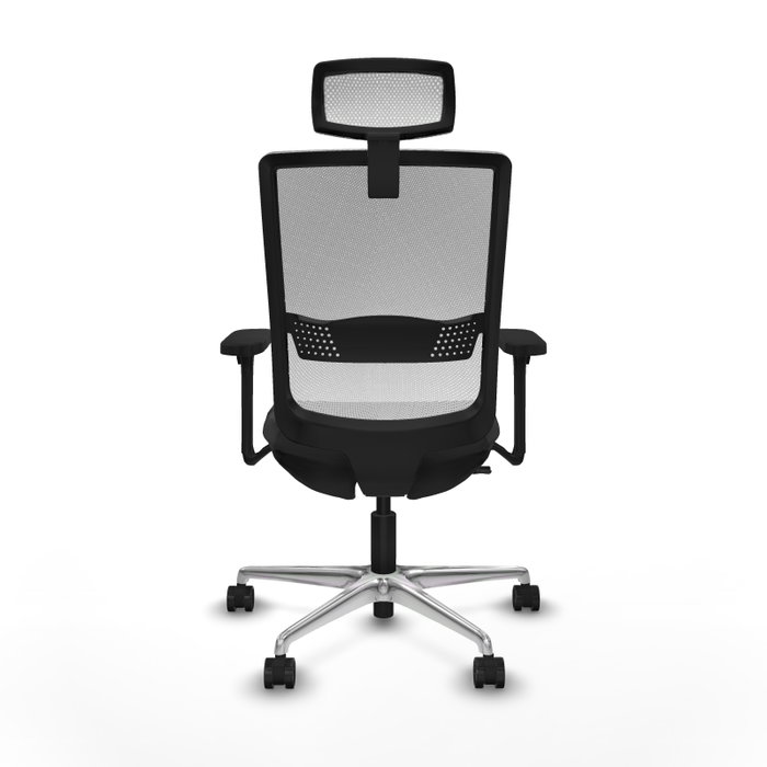 PIQUERAS Y CRESPO Silla de oficina Haches Gris oscuro y Blanco PIQUERAS Y CRESPO Silla de oficina Haches Gris oscuro y Blanco