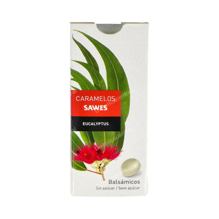 SAWES Caramelos Balsam Sin Azúcar Eucalipto Blister 22 g SAWES Caramelos Balsam Sin Azúcar Eucalipto Blister 22 g