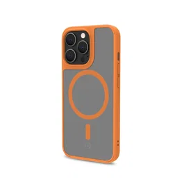 Celly Magmatt Funda para iPhone 14 Pro 6.1 pulg. Transparente, Amarillo