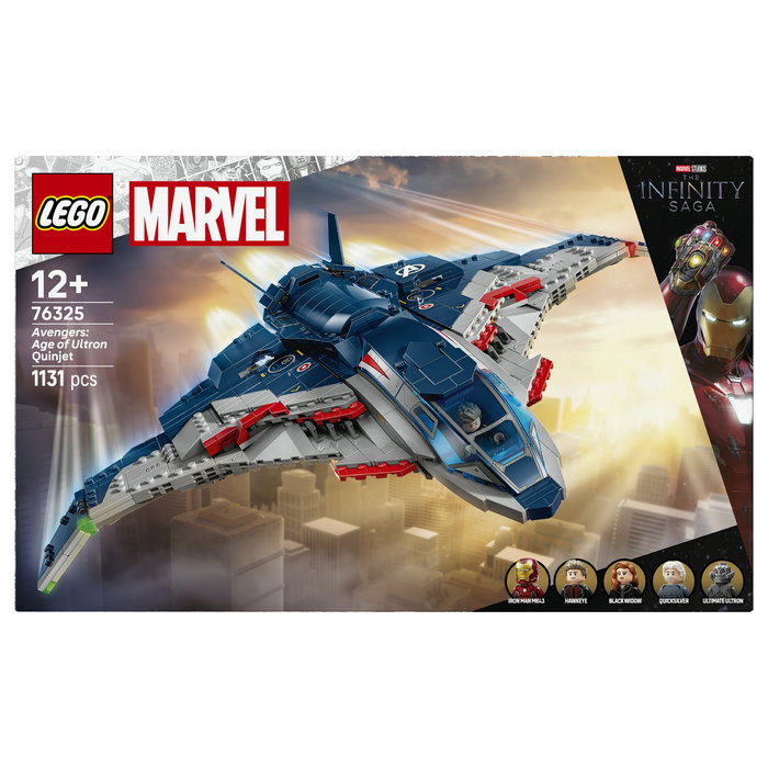 LEGO Marvel 76325 Vengadores: La Era de Ultrón Quinjet