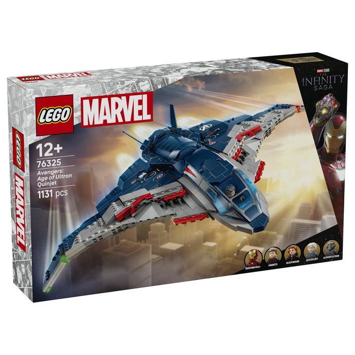 LEGO Marvel 76325 Vengadores: La Era de Ultrón Quinjet