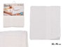 Berilo Toalla de Baño 90x50 cm, 400 g/m², 80% Algodón 20% Poliéster, Color Blanco, Lisa (Set de 24)