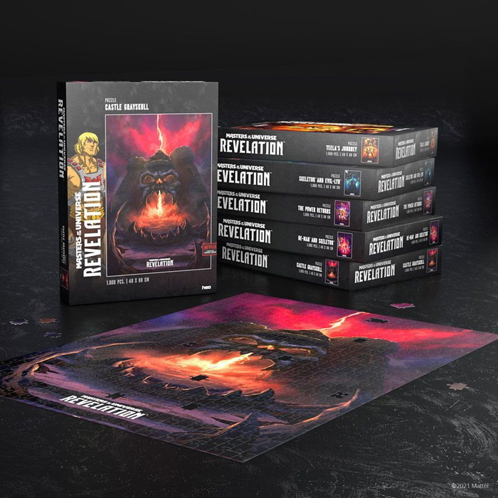 Masters of the Universe Revelation Castle Puzzle 1000 Piezas 48x68cm