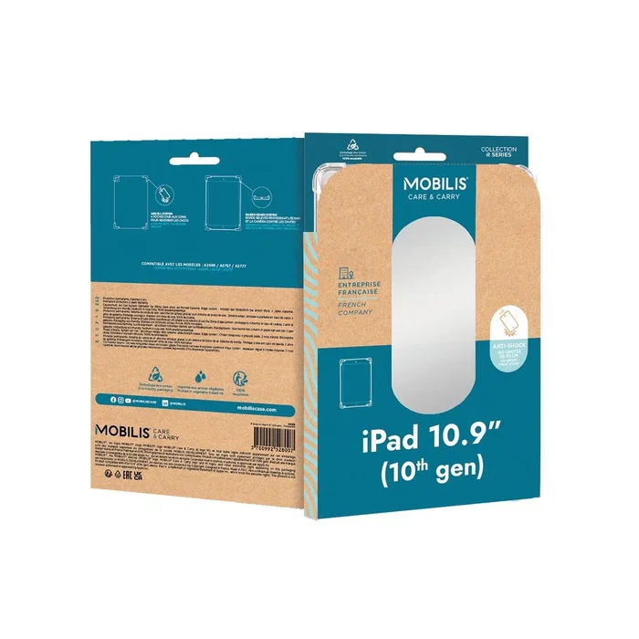 Mobilis 061018 Funda Transparente para Apple iPad 10.9'' 10th Gen (2022) - Carcasa Protección 27.7 cm