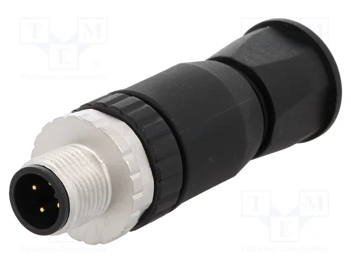 HARTING Conector M12 Industrial 4 Pines Macho Recto IP67 HARTING Conector M12 Industrial 4 Pines Macho Recto IP67