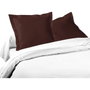 Lovely Home Fundas de Almohada LH71588 Marrón, Juego de 2, 73 x 73 cm