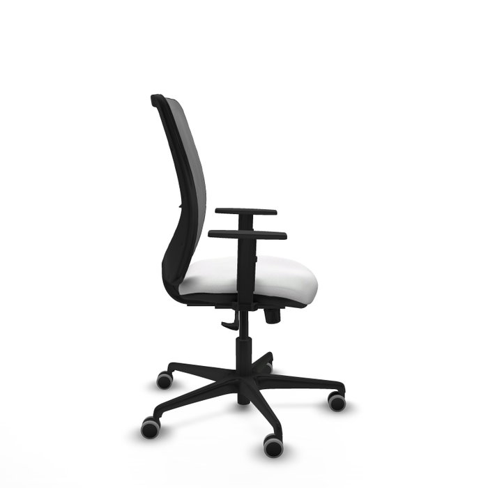 PIQUERAS Y CRESPO Silla de oficina Zulema con Mecanismo Sincro, Blanco y Gris PIQUERAS Y CRESPO Silla de oficina Zulema con Mecanismo Sincro, Blanco y Gris