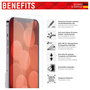 Displex Protector de pantalla de vidrio templado 10H para iPhone 13/13 Pro/14/16e/17e