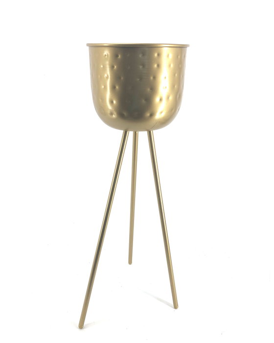 DKD Home Decor Macetero Metal Dorado 29x24,5x64 cm DKD Home Decor Macetero Metal Dorado 29x24,5x64 cm