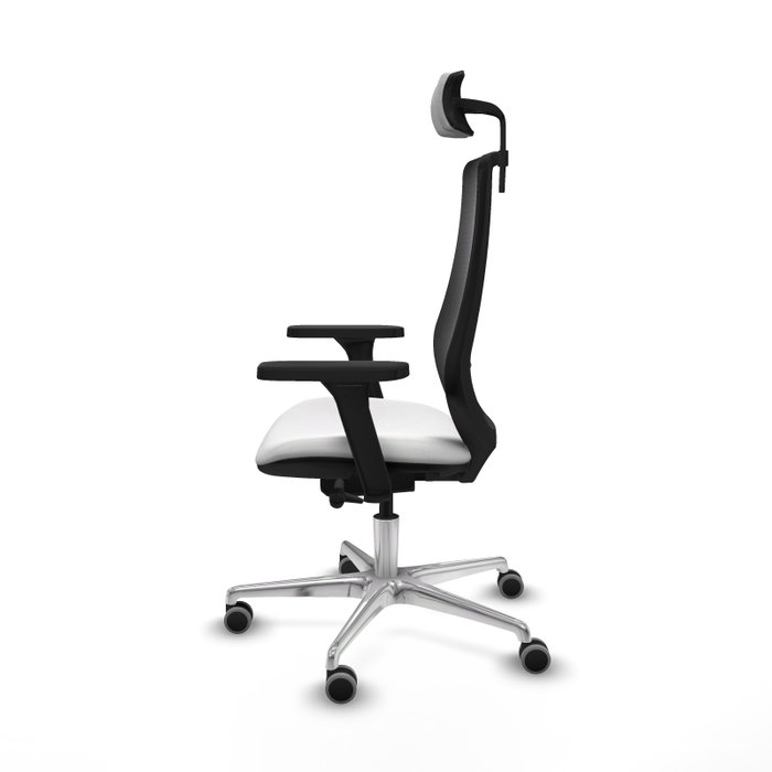 PIQUERAS Y CRESPO Silla de oficina Mardos con mecanismo Sincro/Traslack, Blanco y Negro PIQUERAS Y CRESPO Silla de oficina Mardos con mecanismo Sincro/Traslack, Blanco y Negro