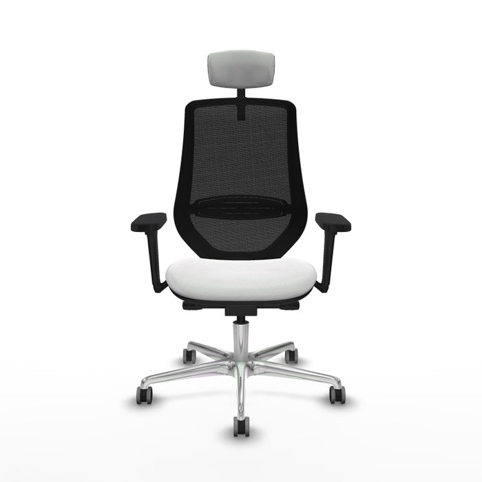 PIQUERAS Y CRESPO Silla de oficina Mardos con mecanismo Sincro/Traslack, Blanco y Negro PIQUERAS Y CRESPO Silla de oficina Mardos con mecanismo Sincro/Traslack, Blanco y Negro