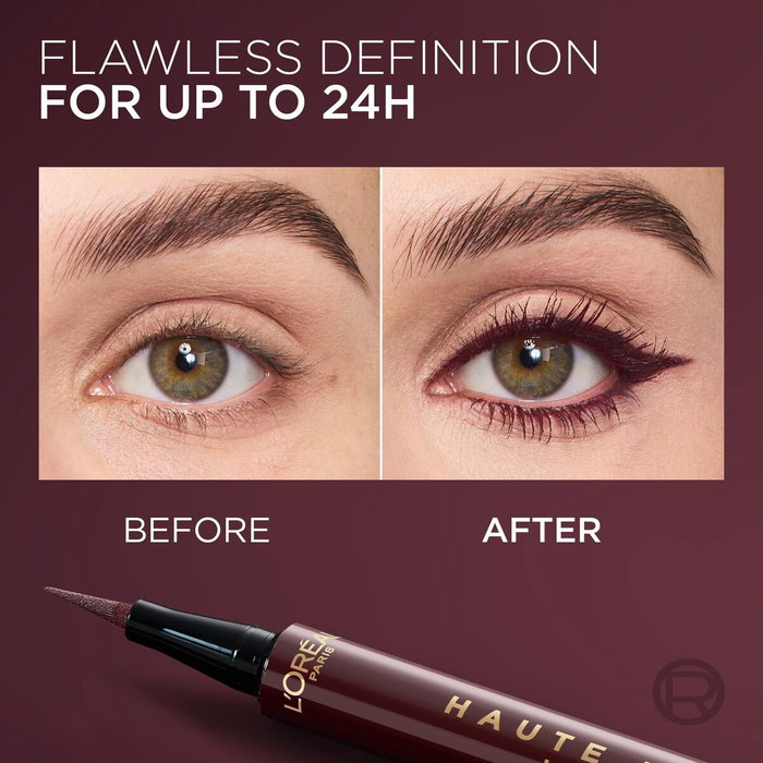 L'Oréal Paris HAUTE PRECISION Delineador de Ojos Granate