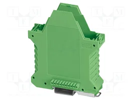 PHOENIX CONTACT Base de carcasa ME 22,5 Verde con contacto FE y abrazaderas