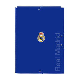 Carpeta de anillas Real Madrid C.F. Azul A4 26 x 33.5 x 2.5 cm