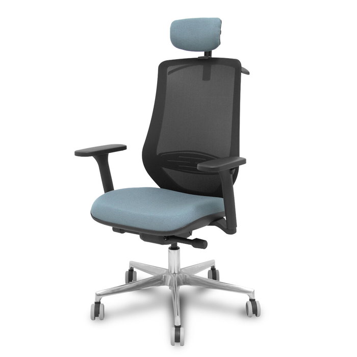 PIQUERAS Y CRESPO Silla de oficina Mardos con mecanismo Sincro/Traslack, brazos 3D y cabecero 2D, Gris y Negro PIQUERAS Y CRESPO Silla de oficina Mardos con mecanismo Sincro/Traslack, brazos 3D y cabecero 2D, Gris y Negro